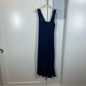 Show Me Your Mumu Claire Midi Dress in Rich‎ Navy Crisp Blue size xs thumbnail 2