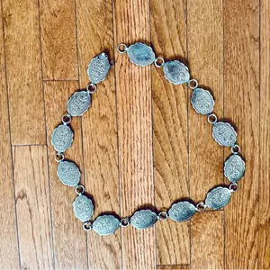 S.W. Concho Style Silver Link Belt Western Vibes thumbnail 4