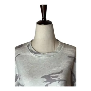 Rails Sweatshirt Women XS Gray‎ Ramona Stone Camo Pullover Athleisure Streetwear thumbnail 4