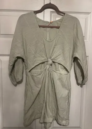 Free People Knotty But Nice Romper size S thumbnail 2
