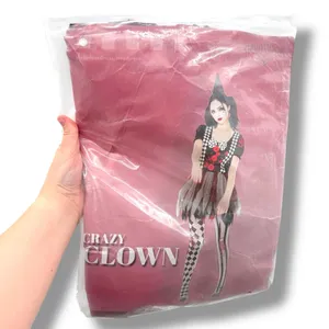 Crazy Clown NWT Costume Women's Size Small Dress & Hat Halloween‎ thumbnail 3