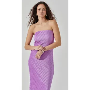 ASTR the Label Plisse Tube Midi Dress‎ Size Small NWT thumbnail 3