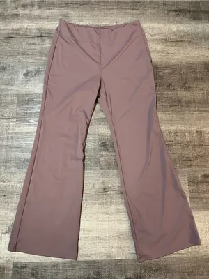 Halara Flex™ High Waisted Back Side Pocket Slight Flare Work Pants in Moonscape thumbnail 3