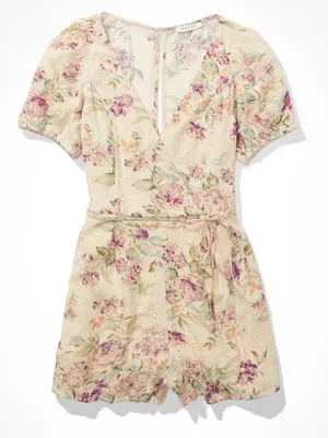 American Eagle Floral Romper Beautiful Print XXL thumbnail 3