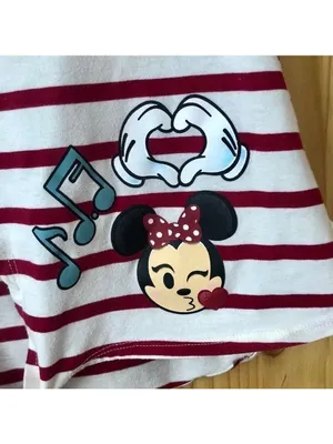 Vintage Disney Destinations scoop neck tie front crop tee M thumbnail 6