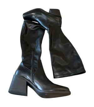 Steve Madden NEW $140 Zoeey Black Knee High Boot thumbnail 1