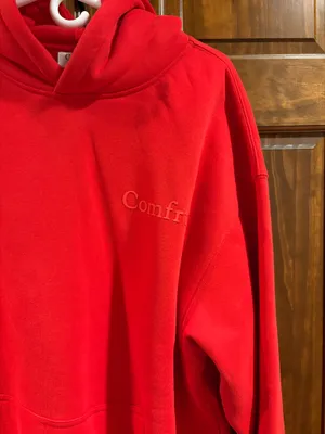 Comfort Hoodie Red Size M thumbnail 2