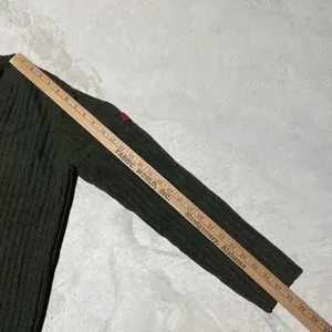 Abercrombie Fitch Women's SZ L VTG Wool Fair Isle Sweater Hong Kong Military AF thumbnail 7