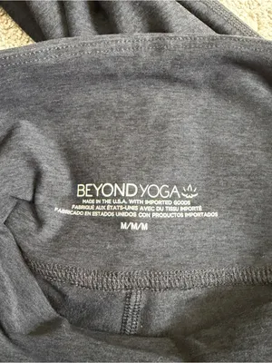 Beyond Yoga Spacedye Practice High Waisted Bootcut Pants Legging in Dark Night M thumbnail 9