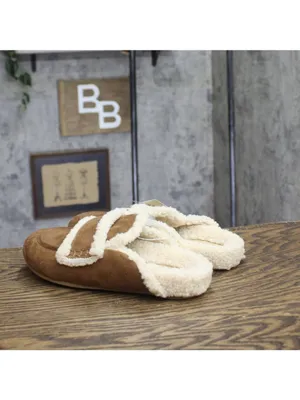 NWT A New Day Women’s Lucie Cozy Lined Footbed Flats 94622294 Brown 6M thumbnail 3