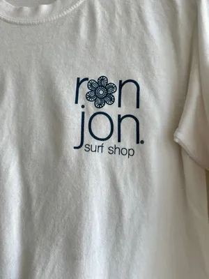 Ron Jon Surf Shop Anchor Myrtle Beach Long Sleeve T-Shirt, White/Blue, Small thumbnail 10