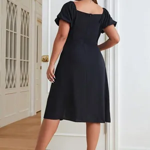 SHEIN Women's Black Casual-dresses‎ thumbnail 2