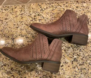 Taupe Booties thumbnail 3
