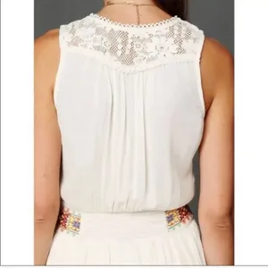 Free People Light Heart Dress with Embroidered Waistline S thumbnail 6