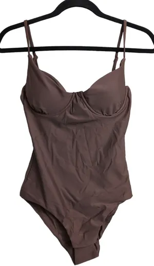 Andie Luna One Piece Espresso (Brown) Swimwear Bathing Suit Size S New thumbnail 1