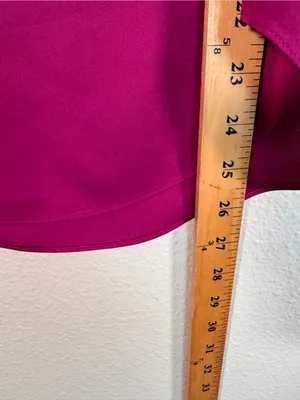 Theory Magenta Pink Silk Sleeveless Blouse Womens S Classic Corpcore Fall Top thumbnail 3