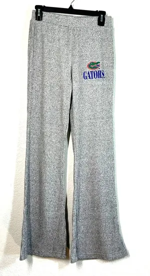 S Pants NWT University of Florida Women's Gators Flare Sweatpants ribbed knit thumbnail 1