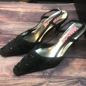 Salsero sz 8 black shoes thumbnail 3