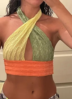 Haltered Crop Top Multiple thumbnail 1