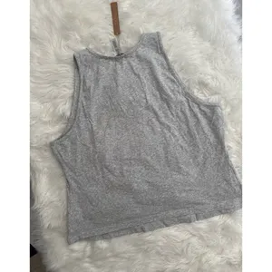 Skims Boyfriend Long Tank Light Heather Grey Size 4X thumbnail 7