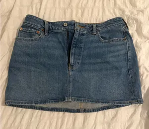 Abercrombie Curve Love Denim Skirt Mini thumbnail 1