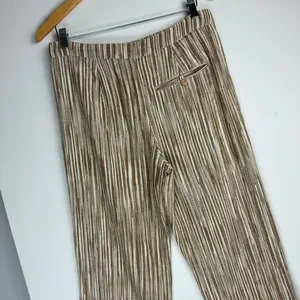 Free People Marta Yarn Dye Trouser Pants Sz 4 Stripe Wide Leg Cotton thumbnail 14