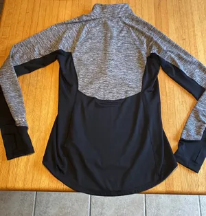 Reebok Womens Athletic Running Stretch Quarter Zip Jacket thumbnail 4