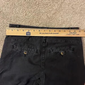 Anthropologie Embroidered Side Stripe‎ Black ankle pants Size 0 boho high rise thumbnail 12