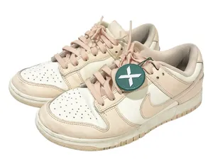 Nike Dunk Low Used Size 8 Women Sail Orange Pearl‎ White Dd1503 102 thumbnail 1