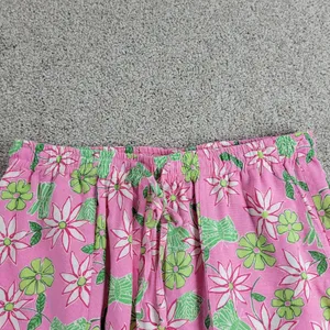 VTG Erin London Petite Pant Set Womens PS/PM Pink Green Floral Full Zip Hood thumbnail 9