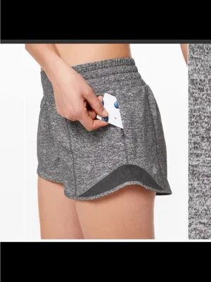 Lululemon Hotty Hot High-Rise Lined Short 2.5" Heather Lux Multi thumbnail 3