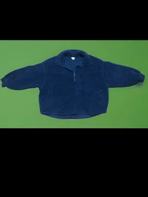 H&M Oversized Half-Zip Teddy Fleece Pullover thumbnail 2
