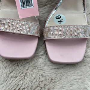 Juicy Couture blush Macarena strappy blocked heel sandals thumbnail 6