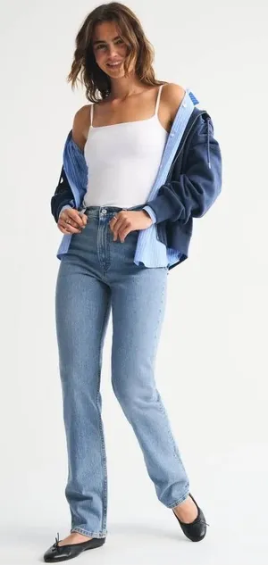 ABERCROMBIE 90s Straight Ultra High Rise Denim thumbnail 1