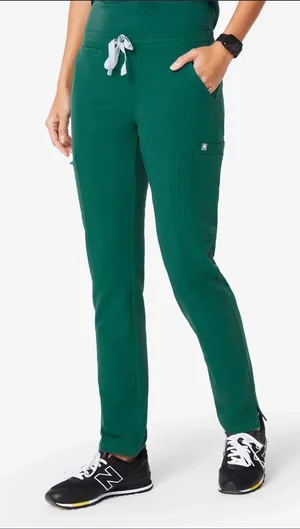 FIGS Scrub Pants Hunter Green thumbnail 1