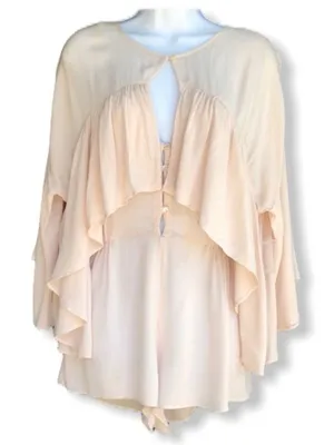 Free People Tiered Romper‎ NWT thumbnail 1
