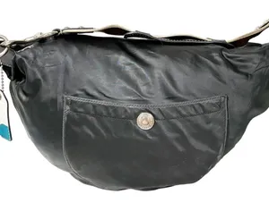 Coach Hampton Black Satin Nylon Hobo Shoulder Bag thumbnail 1
