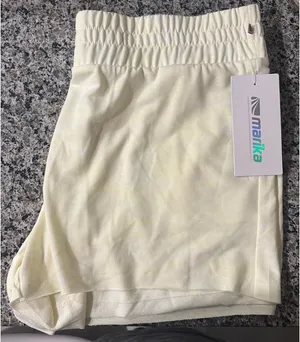 Marika Sport heather wax yellow shorts thumbnail 1