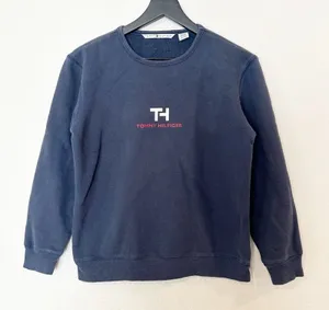 Vintage Tommy Hilfiger Womens Sweatshirt Pullover Made in USA Navy Blue Size‎ S thumbnail 1
