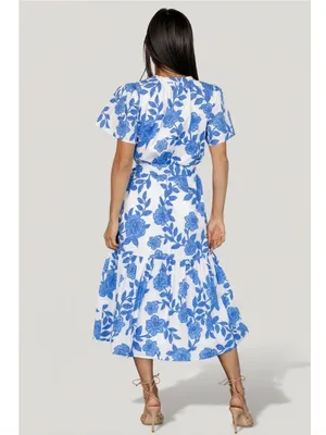 Baltic Born Lydie Button Midi Shirt Dress thumbnail 4
