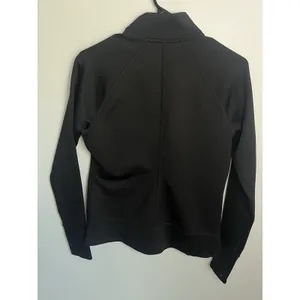 Second Skin Wm Med Black Full Zip Thumb Holes‎ Outdoor Hiking Athletic Campcore thumbnail 2