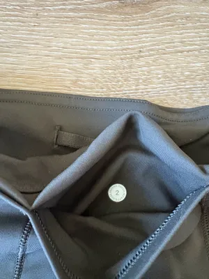Lululemon High Rise Olive Green Biker Shorts with Pockets thumbnail 4