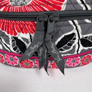 Vera Bradley OS Cosmetic Case Cherry Blossoms Floral Quilted Travel Vanity Bag thumbnail 3