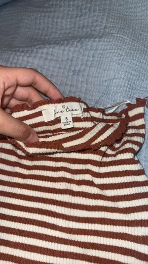 Love Tree Tube Striped Top thumbnail 2