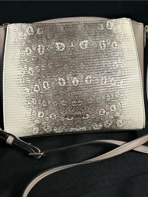 Nine West Women’s Taupe & Cream Crossbody Shoulder Bag thumbnail 3