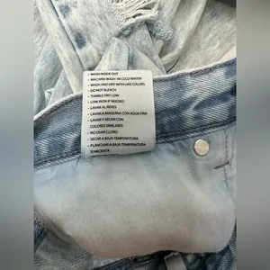 Kancan Women Jeans Size‎ 24 Acid Blue Distressed High Rise 90s Boyfriend Denim thumbnail 11