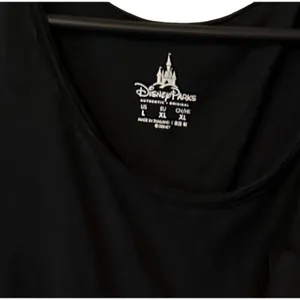 Disney Parks Embroidered Minnie Mouse Black White Polka Dot Tank w Ruffled Hem L thumbnail 6