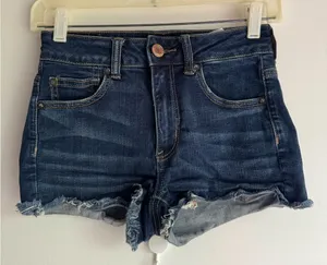 🛎️ Clearance American Eagles Outfitters Super Stretch Denim Short Size-4 thumbnail 1