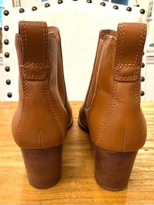 Madewell The Regan Boot English Saddle Brown Leather Ankle Boots 9.5 thumbnail 7
