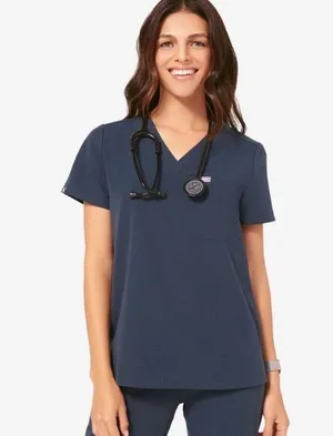 Figs Catarina Technical Collection Short Sleeve Scrub top Blue Size XS thumbnail 1